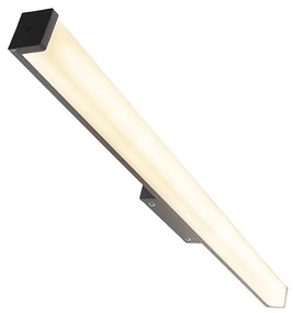 Applique da parete moderna per bagno nera 92 cm IP44 - Cascada