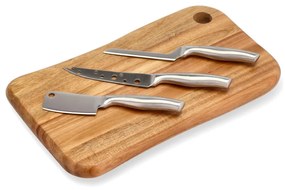 Tagliere con accessori in legno per tagliare 22x38 cm – Holm