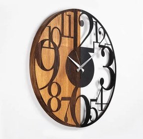 Orologio da parete diametro 56 cm 1xAA legno/metallo