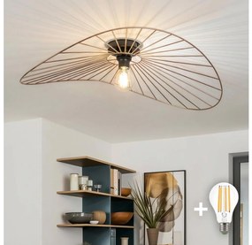 Brilagi - Lampadario a montaggio superficiale LED CERIA WIRE 1xE27/40W/230V 60x80 cm bronzo