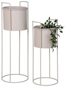 Set di coprivaso in metallo 2 pz ø 21,5 cm Rabo - House Nordic