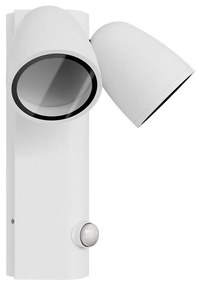 Applique da Esterno IP65 2xGU10 con Sensore movimento AXIS - Bianca