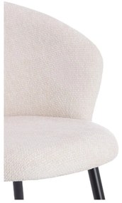 Set di sedie da pranzo color crema in metallo 2 pz Radaja – Light &amp; Living