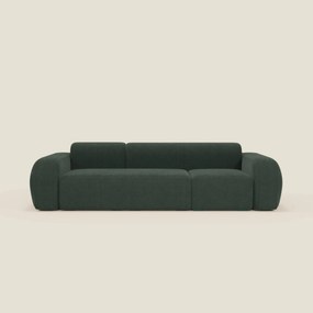 BonBon Divano modulare componibile – Composizione Spaccamattone in tessuto smacchiabile T23 verde