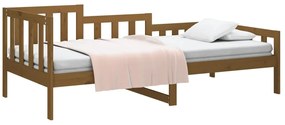 Dormeuse miele 90x190 cm in legno massello di pino