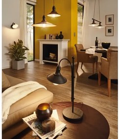 Eglo 49456 - Lampadario STOCKBURY 1xE27/60W/230V