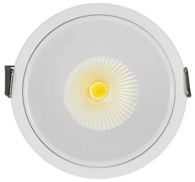 Faro da Incasso 18W Foro Ø90mm Bianco IP40 CCT BRIDGELUX LED 3 Parabole Colore Bianco Variabile CCT