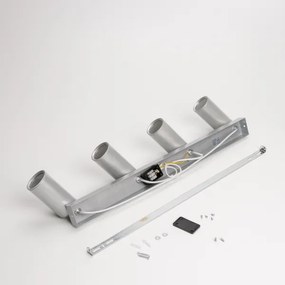 Brilagi - Luce Spot da bagno SELE 4xGU10/30W/230V IP44 argento