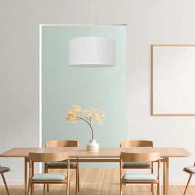 Lampadario su corda ALBA 1xE27/15W/230V d. 40 cm bianco