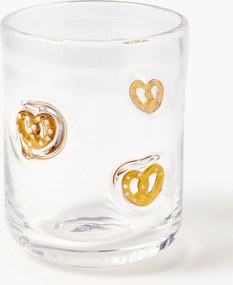 Set di 4 bicchieri con motivo pretzel Mira