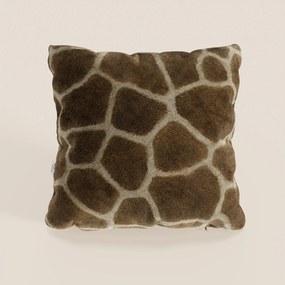 Wild cuscino in collezione Wild in microfibra impermeabile giraffa