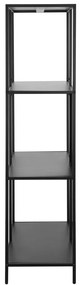 Libreria in metallo nero 75x144 cm Charleston - Støraa