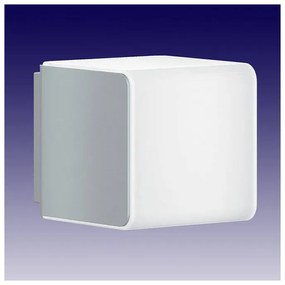 Applique LED moderno da esterno L 830 doppia luce argento IP44, con sensore di movimento luce bianco caldo dimmerabile 502 lumen, STEINEL