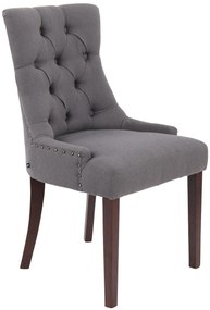 Sedia Da Sala Da Pranzo Aberdeen İn Tessuto: Eleganza E Comfort İn Unica Soluzione. / Dunkelgrau / Antik