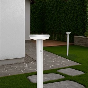 Paletto da giardino Solare Bianco 80cm con Sensore Mov. e Picchetto Colore  Bianco Naturale 4.000K