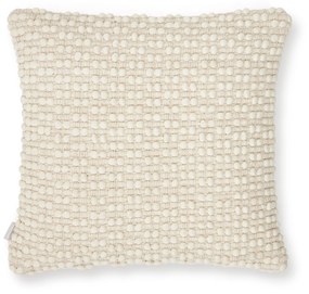 Kave Home - Fodera per cuscino Mascarell in cotone e polipropilene bianco 45 x 45 cm