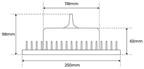 Campana LED 100W 140lm/w IP65 IK08 - con Osram chip LED Colore Bianco Naturale 4.000K