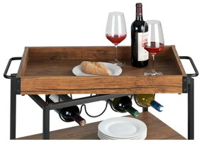 Scaffale mobile da cucina Rustico - Wenko