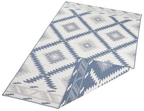 Tappeto da esterno blu e crema , 170 x 120 cm Malibu - NORTHRUGS
