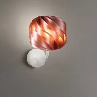 Applique Moderna Globe 1 Luce In Polilux Rame Made In Italy