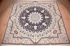 Nain Tappeto persiano 270 x 270 (Iran) Annodato A Mano