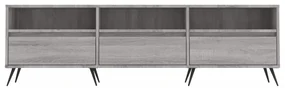 Mobile porta tv grigio sonoma 150x30x44,5 cm legno multistrato