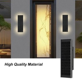 Brilagi - Applique solare LED da parete SUN LED/2,5W/230V 30 cm 2000 mAh IP44