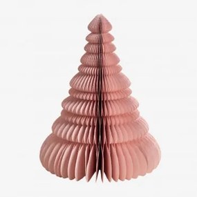 Confezione Da 3 Alberi Di Natale In Carta Noelle Rosa & ↑31 Cm - Sklum