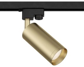 Faretto Per Binario Moderno Focus Alluminio Oro 1 Luce