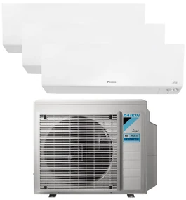 Condizionatore a muro multisplit inverter DAIKIN New Plus 9 + 9 + 12 18000 BTU classe raffreddamento A+++, classe di riscaldamento A++, bianco
