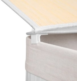 Cesto per la biancheria GUS bianco