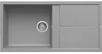 Lavello Elleci Incasso 1 vasca 100x50 Unico 480 Keratek Plus Grigio Light Grey LKU48097