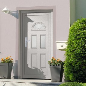 Porta Ingresso Bianca 88x200 Cm İn Pvc /