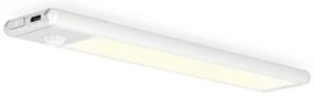 Nedis LCRM01WT - Illuminazione per armadi a LED ricaricabile con sensore LED/1W/1100 mAh 3000K