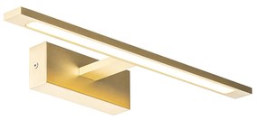 Applique da parete in ottone 41,5 cm con LED IP44 - Jerre