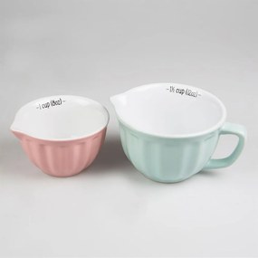 Set di 4 misurini in gres Retro - Sass &amp; Belle