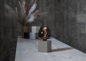 Piede di lampada grigio chiaro 10 cm Box - Star Trading