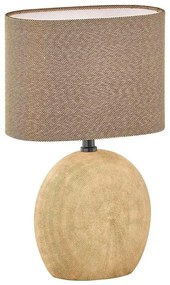 Wofi 845601236000 - Lampada da tavolo CARMEN 1xE14/40W/230V beige