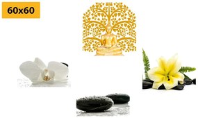 Set di quadri – Natura morta Feng Shui delicata