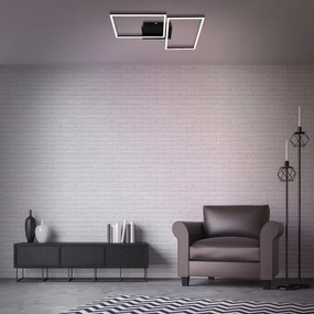 Briloner 3149-018 - Lampadario LED da superficie dimmerabile FRAME 2xLED/15W/230V + TC