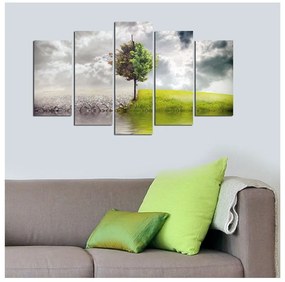 Quadro 5 pezzi Annetta - Wallity