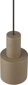Lampadario marrone scuro con paralume in metallo ø 12 cm Agudo - Trio