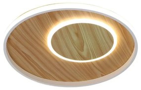 Plafoniera LED dimmerabile LED/65W/230V 3000-6500K marrone + telecomando