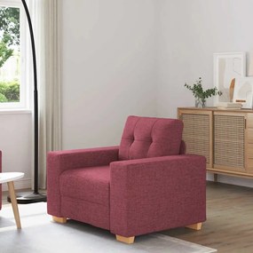Poltrona Rosso Vino 60 Cm İn Tessuto /