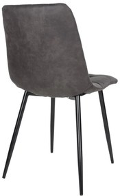 Sedie da pranzo in set grigio scuro 2 pz Moseby – Bonami Essentials
