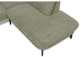 Divano angolare verde chiaro (angolo destro) Gomero - Scandic