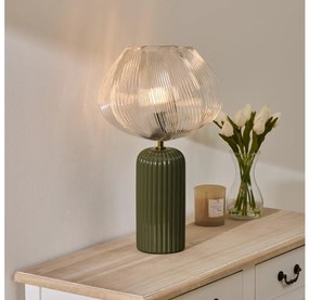 Atmosphera - Lampada da tavolo PHYLAS 1xE14/40W/230V verde