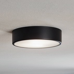 TEMAR LIGHTING Plafoniera Cleo 300, nera, sensore, IP20, Ø 30 cm, metallo