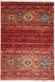 Samarkand Tappeto orientale 140 x 100 Rosso (Pakistan) Annodato A Mano
