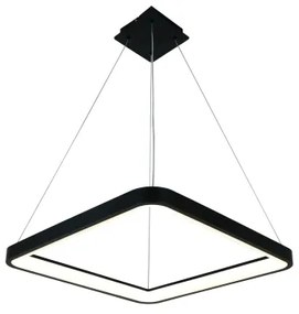 Brilagi - Lampada LED dimmerabile a sospensione su cavo FALCON SLIM LED/50W/230V 50x50 cm nero + telecomando